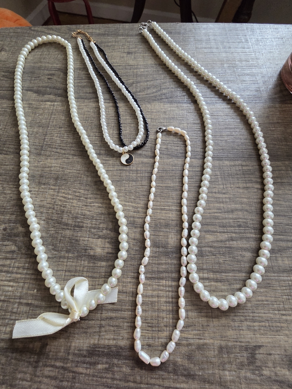 Classic Ivory Pearl Necklaces - Set of 4 - Elegant Women’s Jewelry